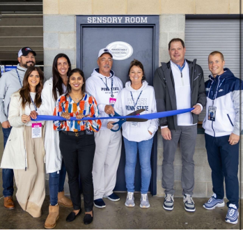 XEL donated first sensory room at Beaver Stadium, Penn State University.