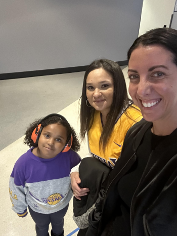 Hosted a young woman with Autism and her family to a Lakers game, helping fulfill their long held dream of experiencing a live game together as a family